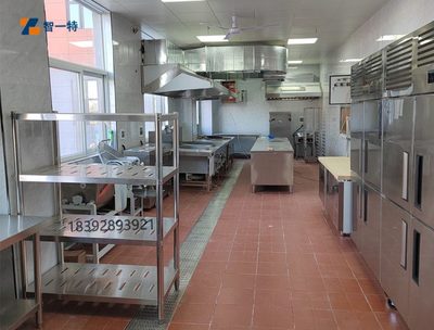 西安廚具公司商用廚房設備工程廚具工廠定做單位學校廚房廚具項目
